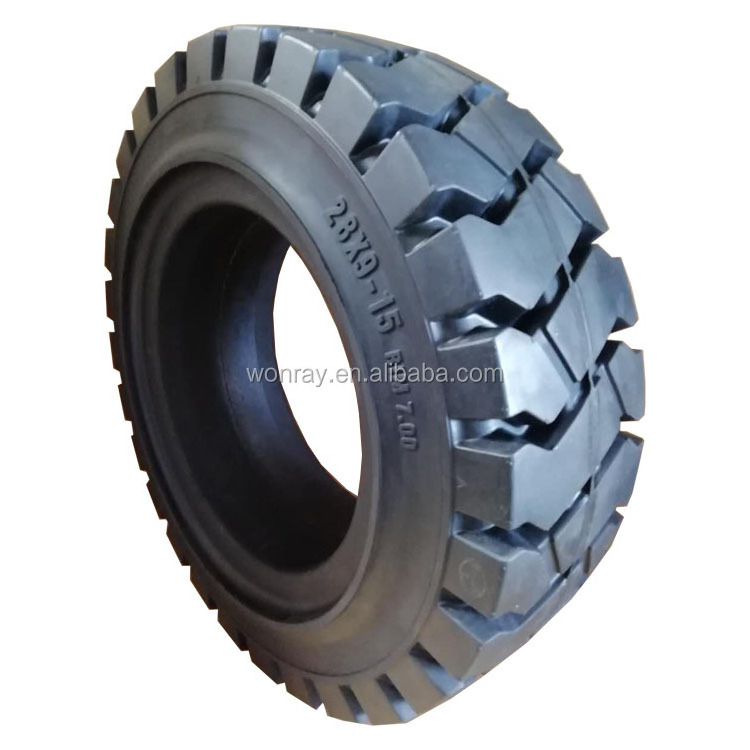 Heavy loading solid non marking white 700x12 7.00-12 6.50-16 forklift tires with low price