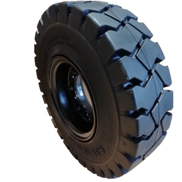 Heavy loading solid non marking white 700x12 7.00-12 6.50-16 forklift tires with low price