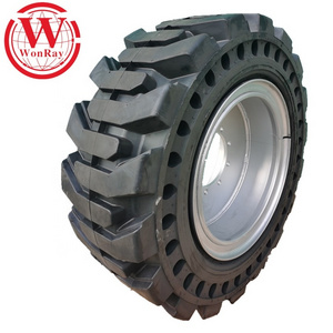 12 - 16.5 bobcat skid steer solid cushion rubber loader tyres for wheel loader tires