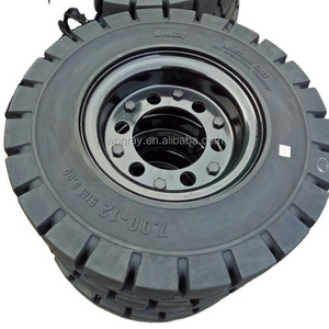 stress wheel doosan d40s-5 spare parts 7.00-12 solid forklift tire