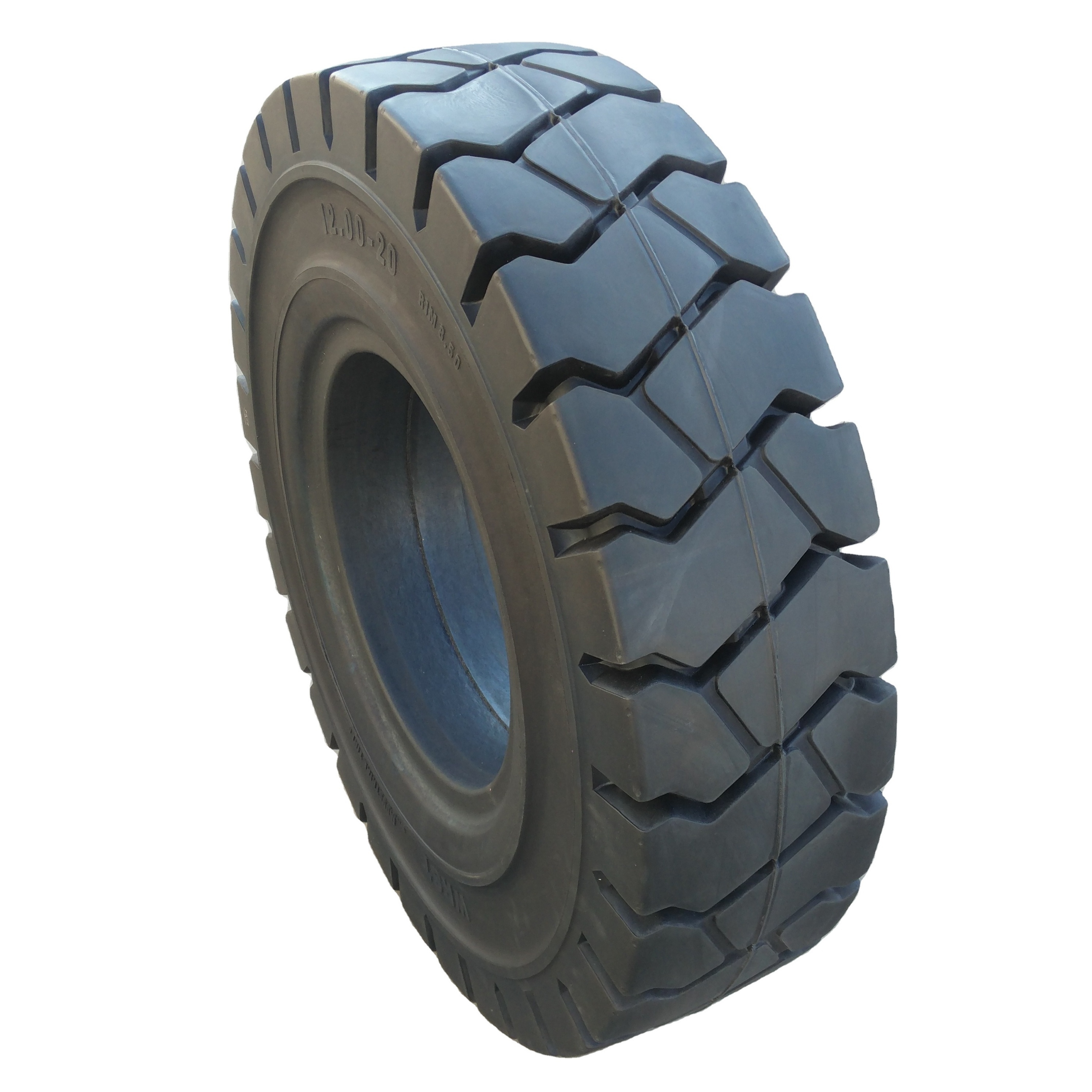 WonRay 12.00-20 12 20 Inch Rubber Solid Tire For Forklift Heavy Trucks Trailers