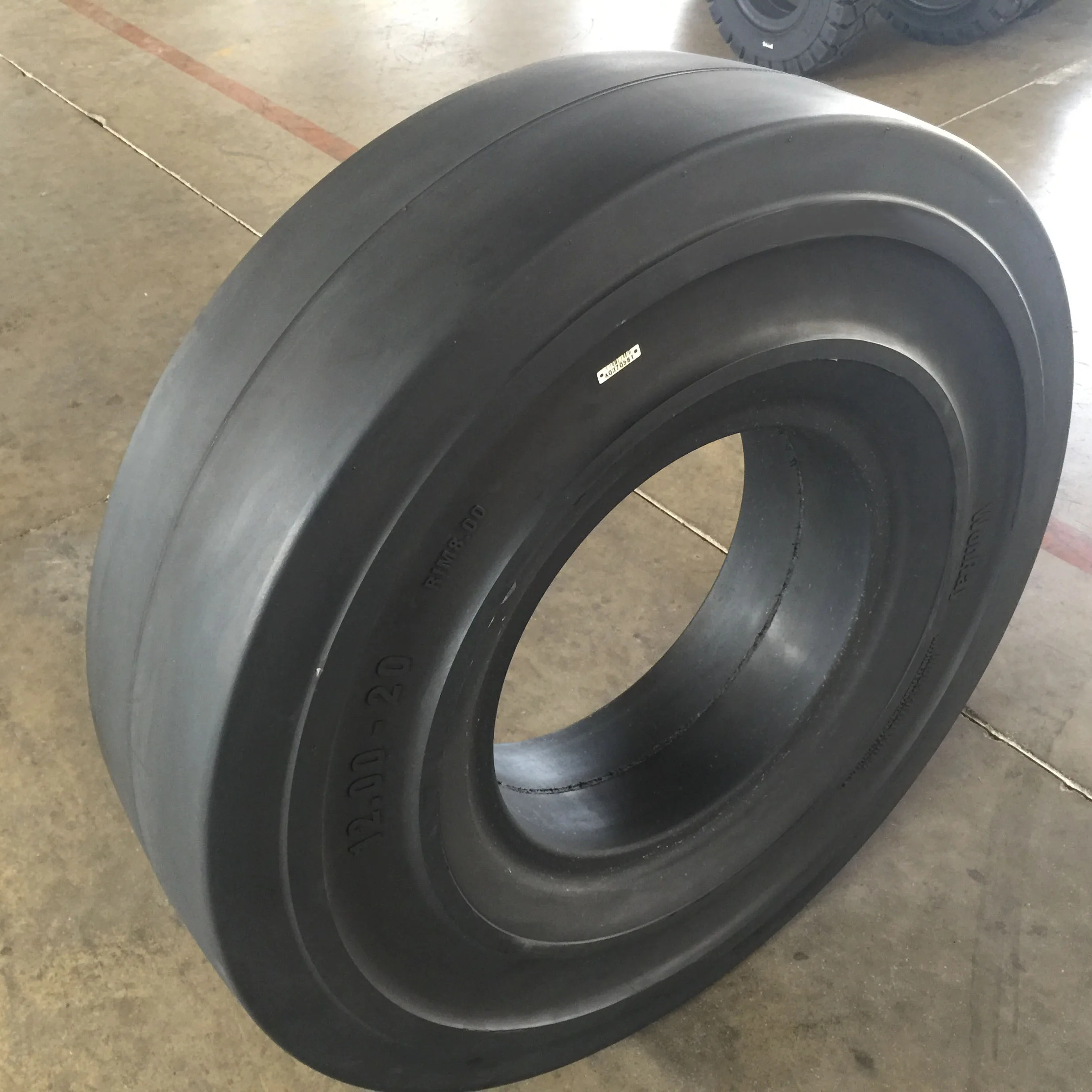 WonRay 12.00-20 12 20 Inch Rubber Solid Tire For Forklift Heavy Trucks Trailers