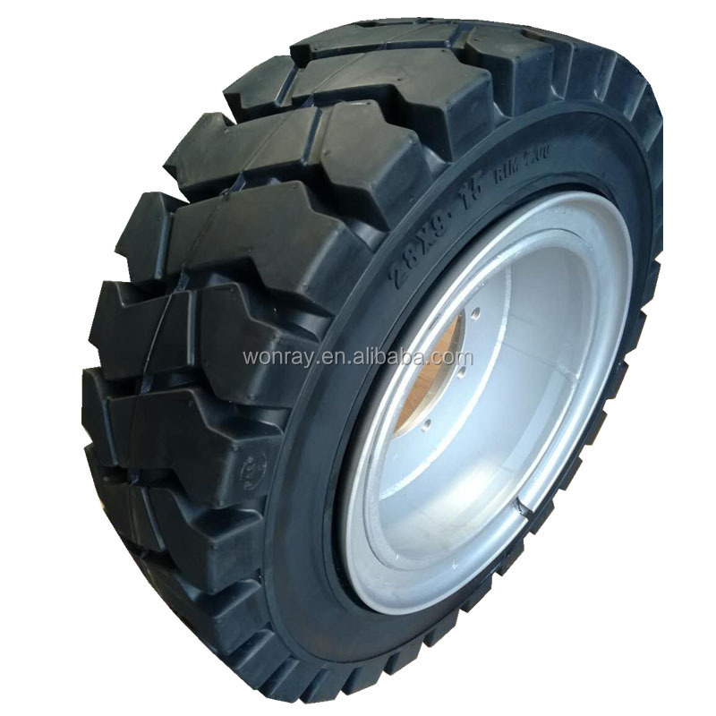 Cheap forklift industry Solid Tyre 5.00-8 4.00-8 700-12 8 25 15 for Forklift