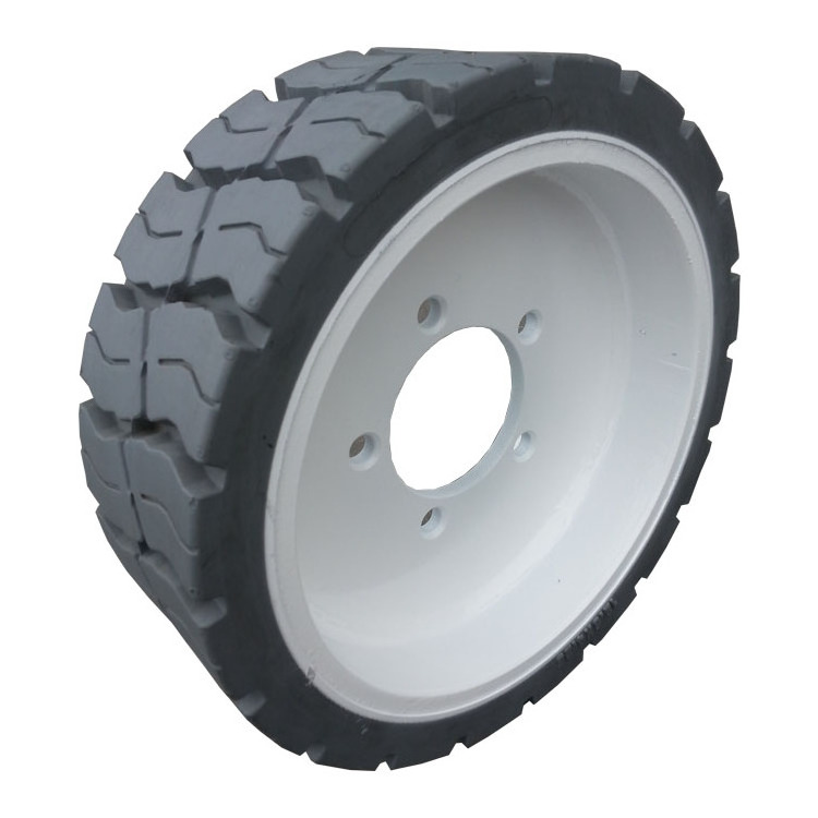 AWP solid wheel 12.5X4.25 tires complete with wheels for scissor lift