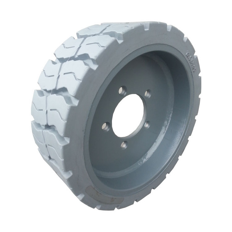 AWP solid wheel 12.5X4.25 tires complete with wheels for scissor lift