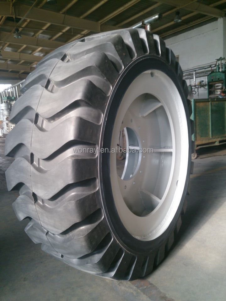 heavy weights wheel loader tire pressure solid tires for 23.5-25 17.5-25 with low price