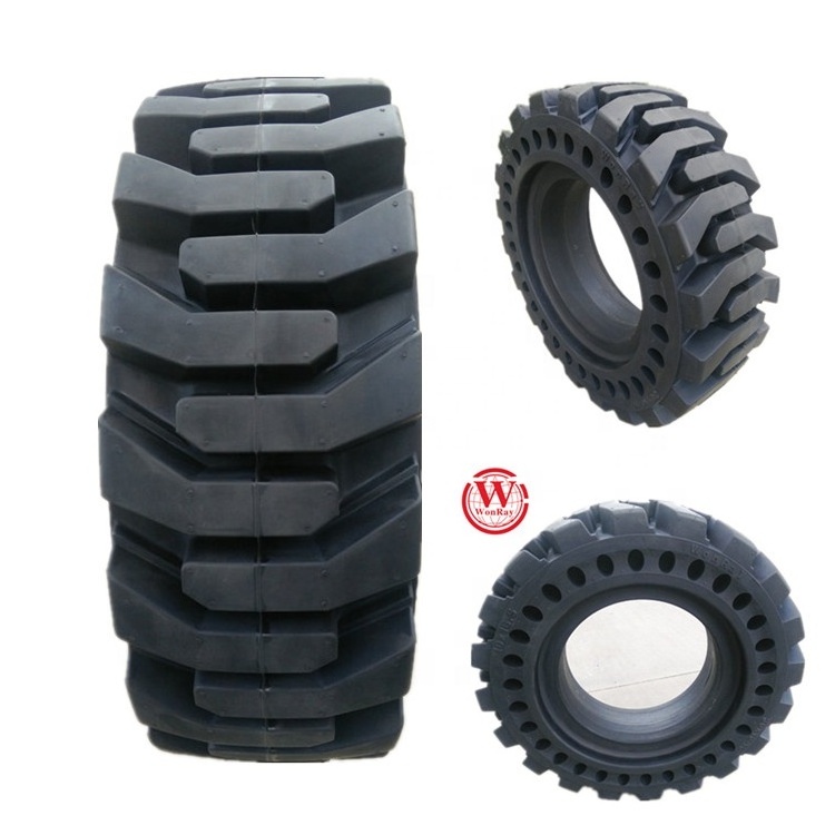 WonRay Solid Tire Manufacturing 33x12-20 Skid Steer Loader Tires Boom Lift wheel