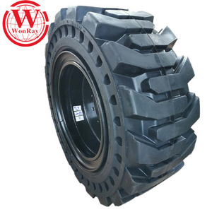 Pressed On Rim Type Solid Tires 10x16.5 For Skid Steer For Sale