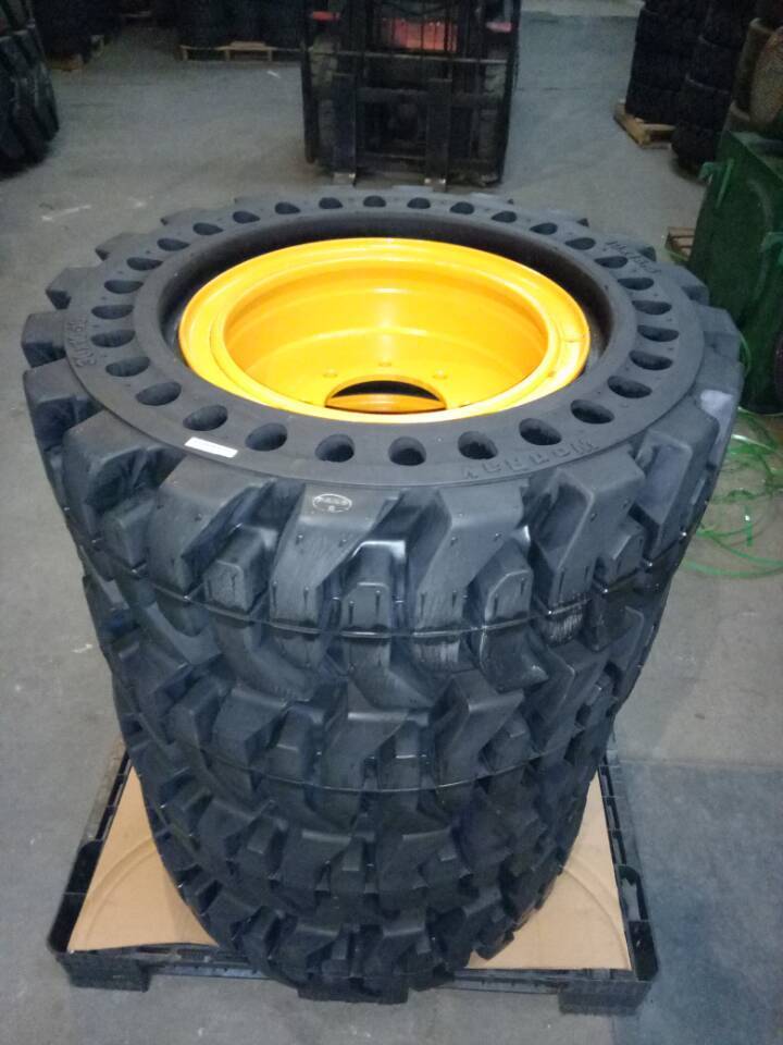 10 12 16 20 inch shaped non-marking skid steer 10x16.5 r4 pneumatic skid steer tires solid rubber wheel tractor tire agriculture