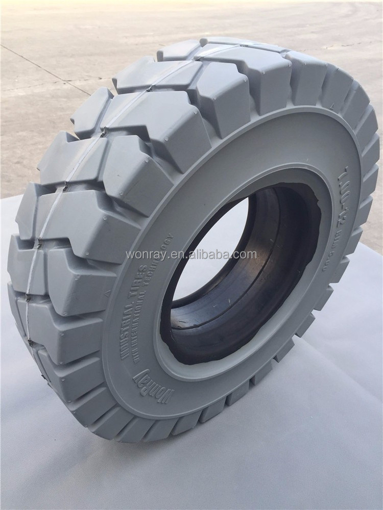 linde hilo tire non marking solid forklift tire 225/75-10 23x9-10