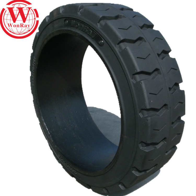 Solid Press On Cushion Forklift Tires 21x8x15 16x6x101/2 For Yale ERC065VG