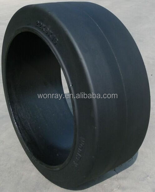 Solid Press On Cushion Forklift Tires 21x8x15 16x6x101/2 For Yale ERC065VG