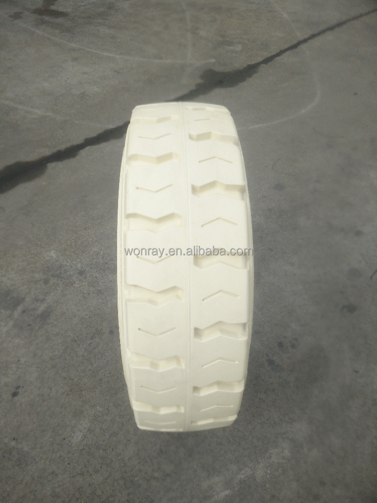 Scrap Cargo Yard Forklift Tyre Solid 18x7x12 1/8 15x5x11 1/4 For Electric Battery Operated 1.4 Ton 7FBEU15