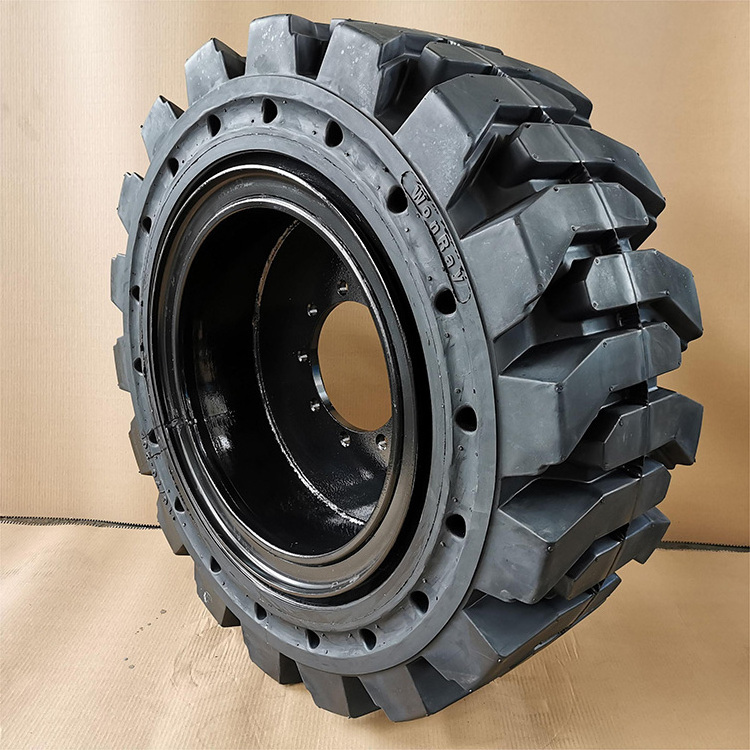 Genie Z45-25 boom lift solid rubber tyre 33X12-20 replace original 315/50D20 PU foam filled wheel for telescopic AWP