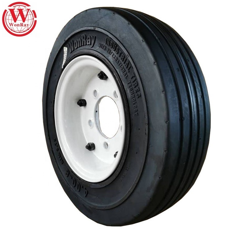 Well-reputed Chinese 4.00x8 Flat Proof Aircraft Solid Tyres With Good Price