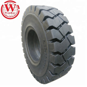 China WonRay Good Prices Solid Forklift Tire Selling Sizes 6.00-9 6.50-10 7.00-12 28x9-15 7.50-16