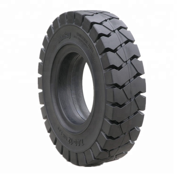 70012 solid forklift tire material handling equipment parts 700 x 12 solid tire for forklift