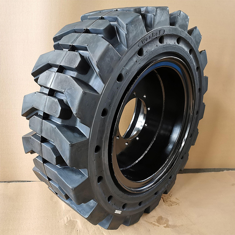 Genie Z45-25 boom lift solid rubber tyre 33X12-20 replace original 315/50D20 PU foam filled wheel for telescopic AWP