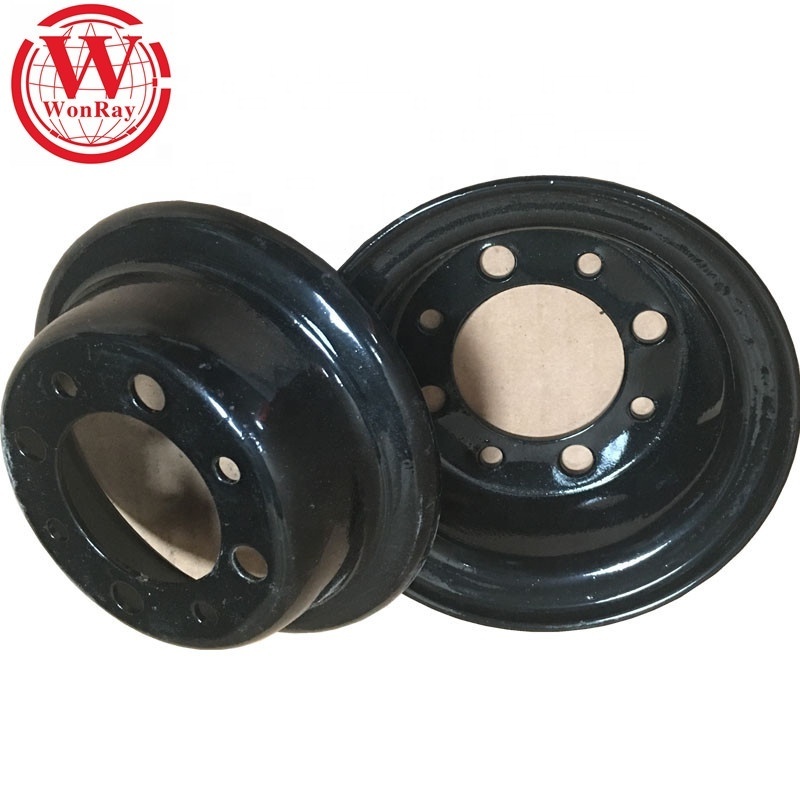 Factory Wholesale Forklift 2 Pieces Wheel Rim 7.0T-15 7.00T-16 7.00T-20 Industrial Steel Rim For Forklift Tyre 28x9-15