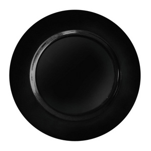 Ready to ship 13 inch Black Charger Plates for Wedding Party Christmas Dinner under plate decorations