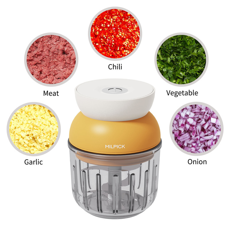 Hot sale usb electric mini meat masher food garlic vegetable cutter cordless food chopper