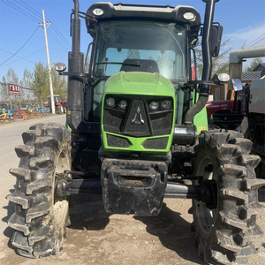 Deutz Fahrr 90hp 4x4wd compact orchard tractor Agricola farm equipment with dozer blade used farm tractor