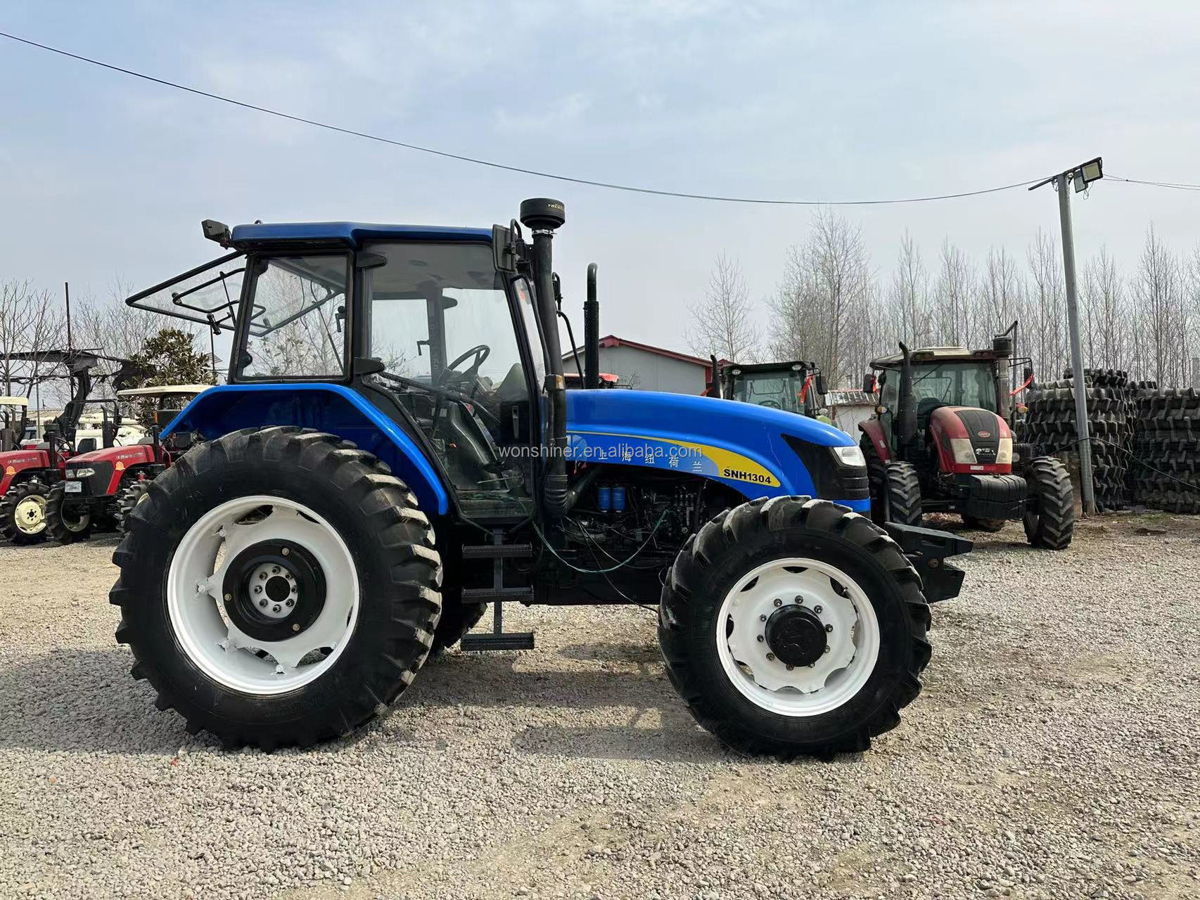 used tractors good reconditioned  holland snh1204 120HP 4x4wd agricultural equipment cheap farm machines two wheel holland TT75