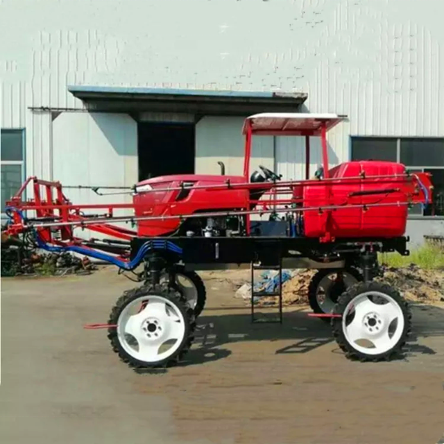 High Ground Clearance Tractor Pesticide 1000L Big Self Propelled Spray Boom Sprayer For Agriculture