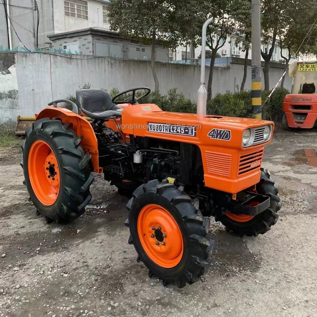 Second hand Tractors kubota L425 50HP for Sale Cheap Farm Tractors Agricultural Machinery JAPAN IMPORTED