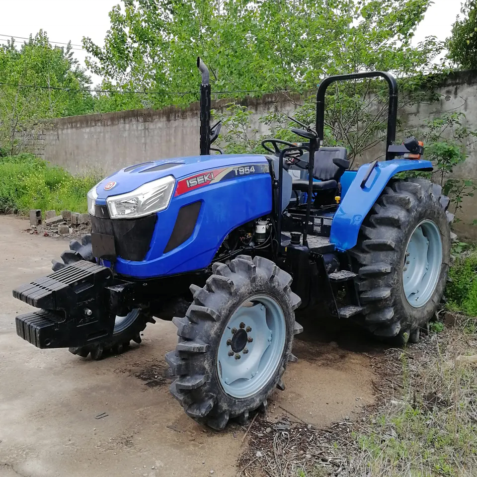 used tractor for agriculture Japanese ISEKI T954 farming equipment compact tracto with front end loader kubota