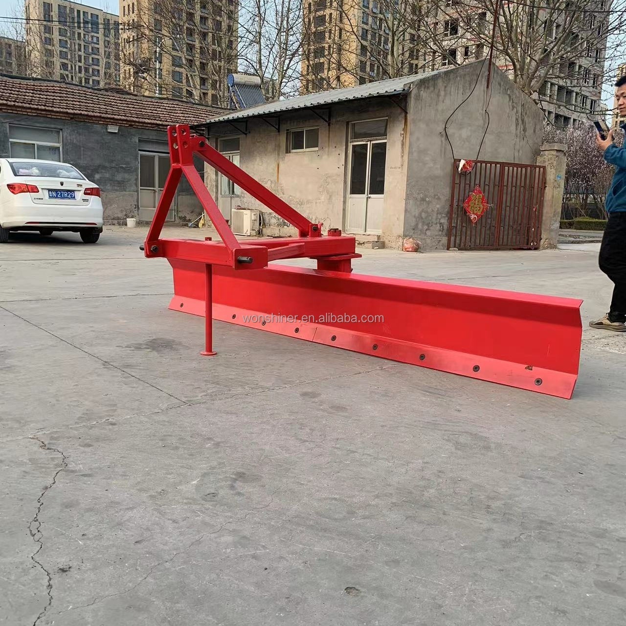 Farm land leveler  box scraper FOR tractor 3 point mounted grader blade OF FRAM EQUIPMENETS MACHINES