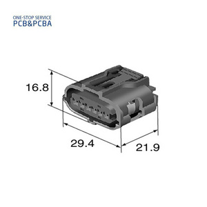 Waterproof Connector PBT Plastic 2 Pin 6098-1104 Automobile Connector