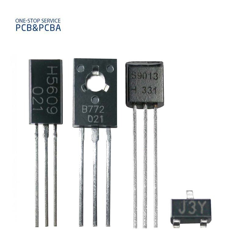 Electronic components NPN and PNP transistor d1047 b817