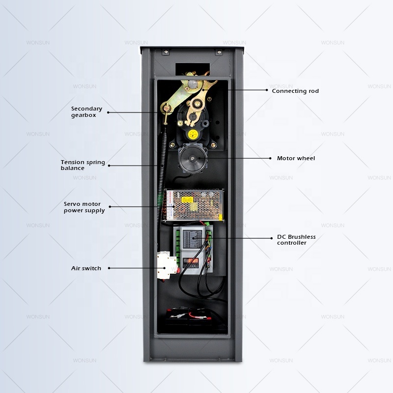 Cheap DC motor 24V Barrier Gate Automatic Boom Barrier Parking Barrier  Traffic