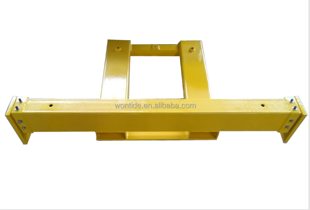 Forklift Mounted Spreader Beam/Fork Lift Truck Mounted Cross Beam Jib Lifting Attachment