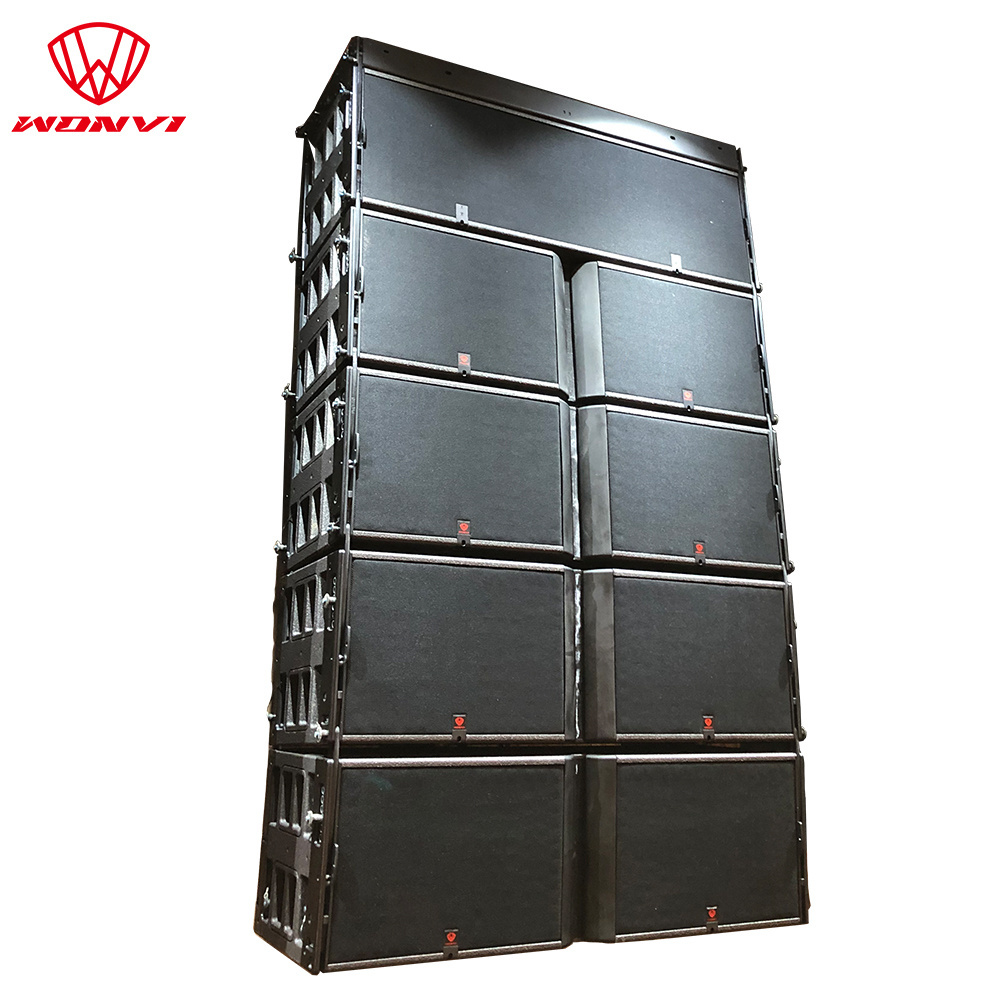 K215 dual 15 inch passive neodymium speakers stage professional line array