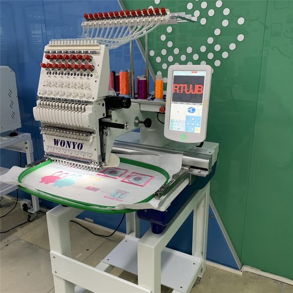 Best seller WY1501CS Single Head 6 needle embroidery machine