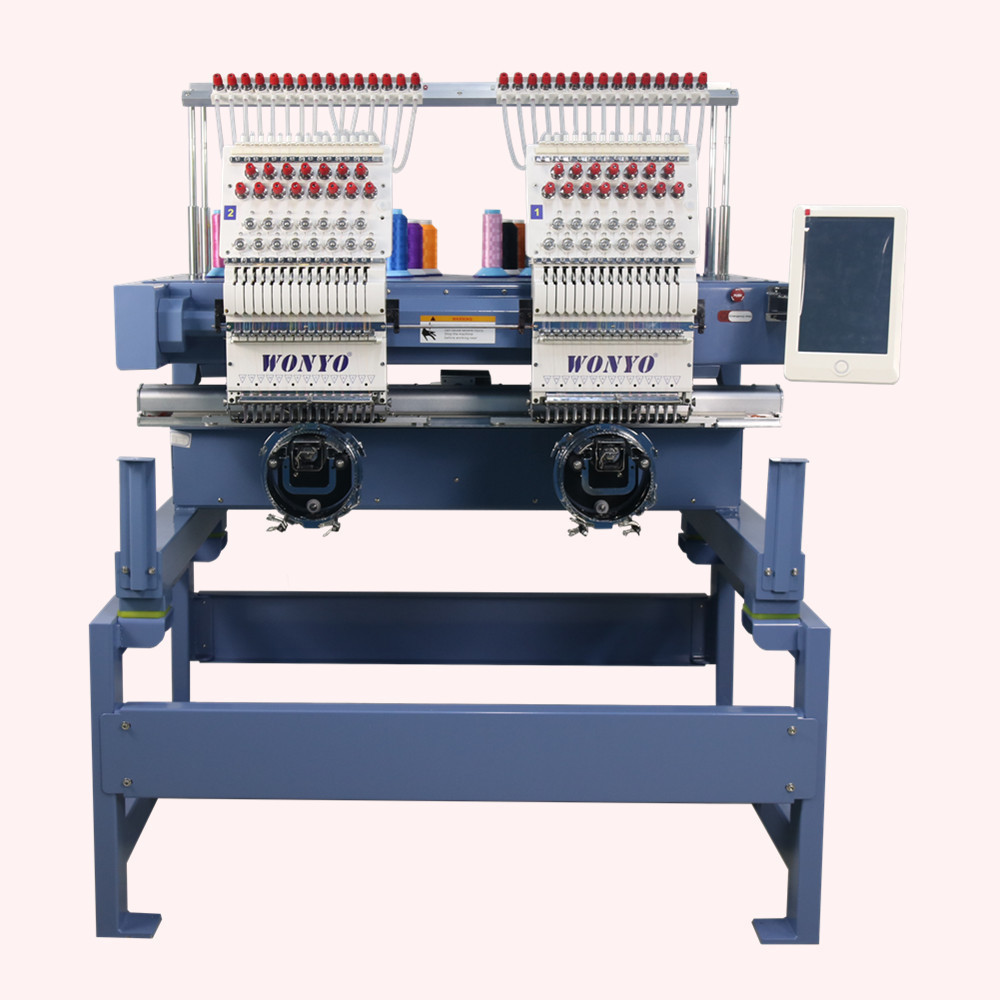 WONYO bordadoras computarisadas 2 HEADS embroidery machine Price