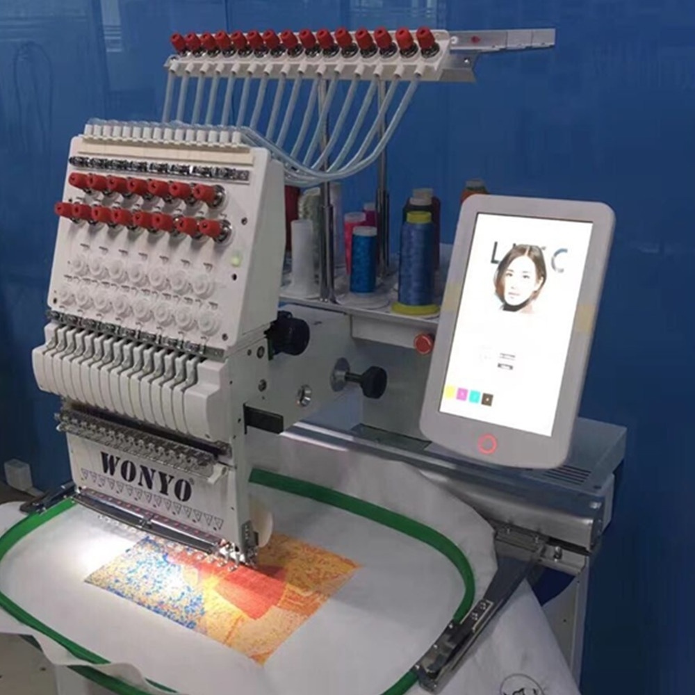 Best seller WY1501CS Single Head 6 needle embroidery machine