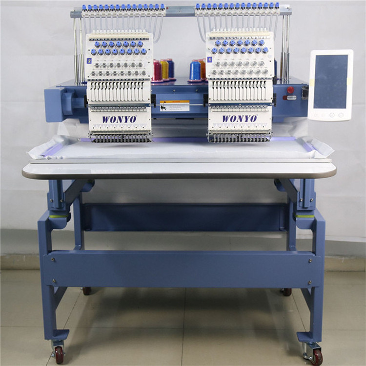 WONYO bordadoras computarisadas 2 HEADS embroidery machine Price