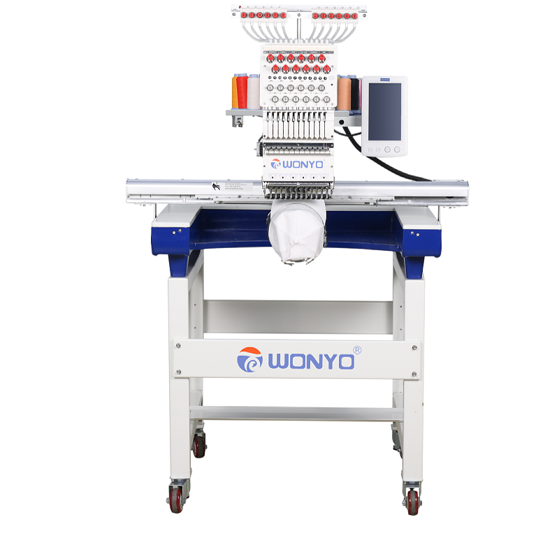 WONYO Computer cap tshirt Flat Logo Letter Bracelet Embroidery Machine with embroidery size 500x800mm