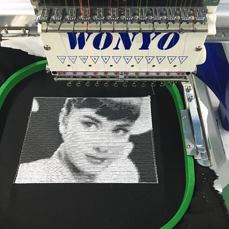 WONYO One Head Embroidery Machine Cheap Easy Punch Embroidery Machine