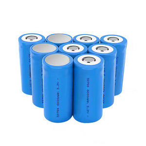 3.2V Lifepo4 Cylindrical Battery Cell 32700 3.2V 5ah 5.5ah 6ah 6000mah Lifepo4 Cell Battery