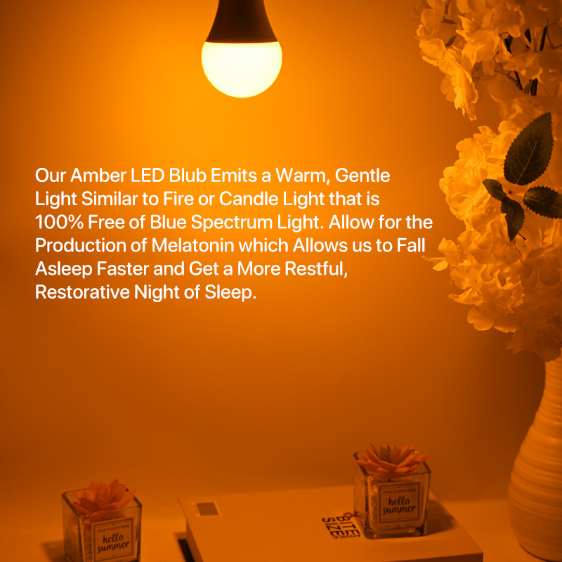 New Model Amber AC100~240V Economic led lamp Bulb 3W 5W 7W light Bulb Outdoor Garden B22 E26 Led Bulb