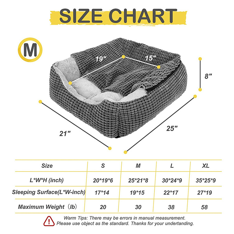 2022 factory modern new designer anti anxiety deep sleep cute cat bed mattress grey dog bed for pet