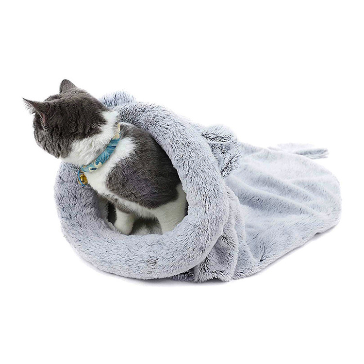 cozy calming cat sleeping bag dog cave bed extra large cosy pet cat bunk nest with removable cover