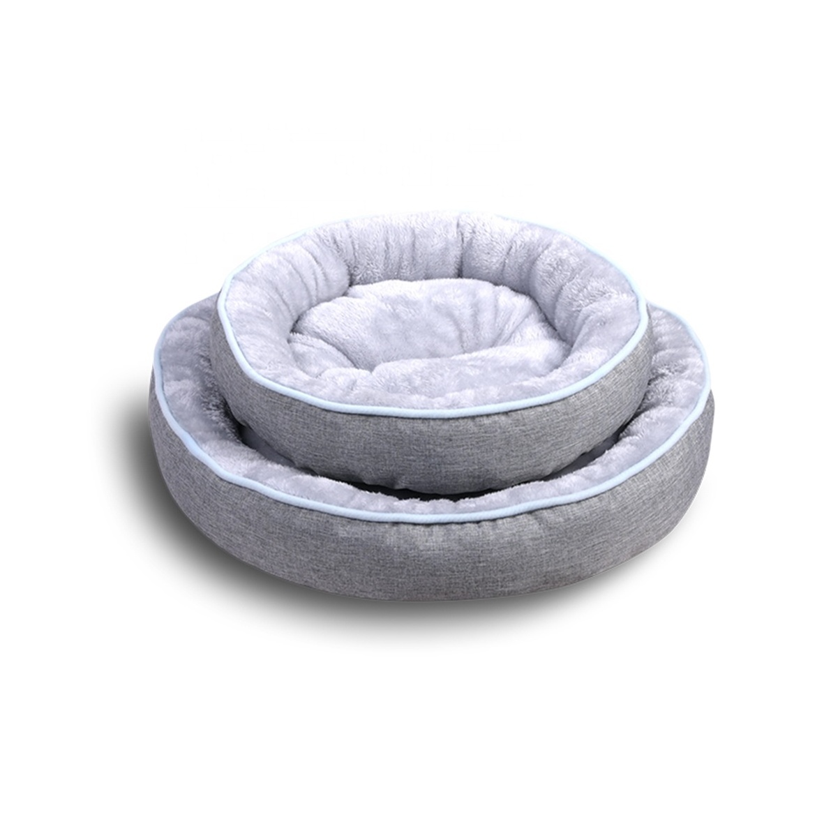 Wholesale Price Removable Pet Sofa Bed House Round Cozy Craft Pet Beds Donut Pet Bed Camping