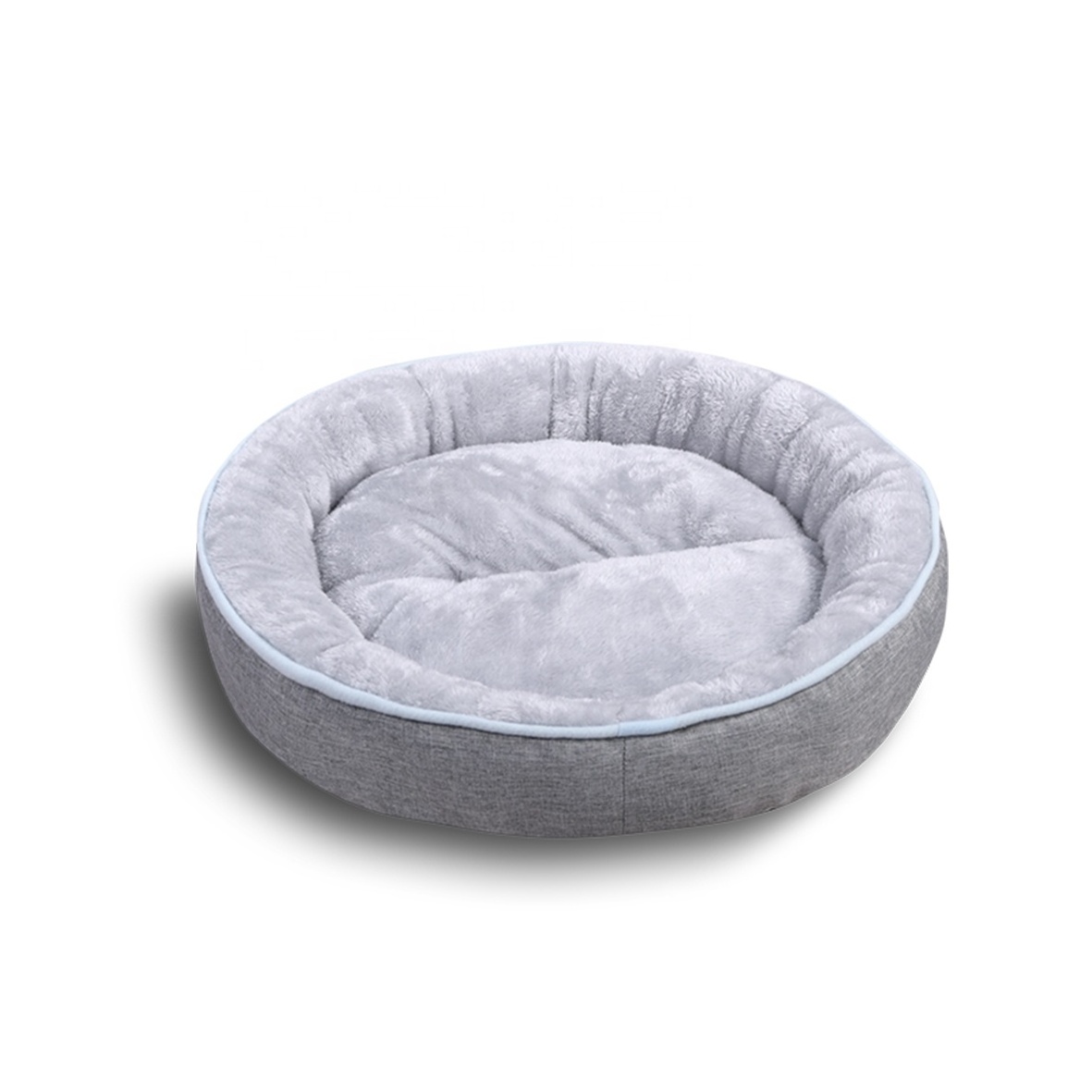 Wholesale Price Removable Pet Sofa Bed House Round Cozy Craft Pet Beds Donut Pet Bed Camping