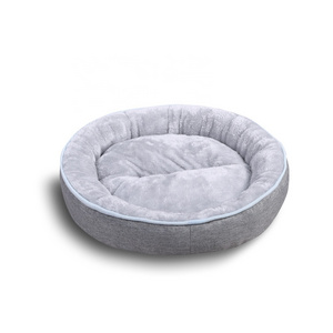 Wholesale Price Removable Pet Sofa Bed House Round Cozy Craft Pet Beds Donut Pet Bed Camping