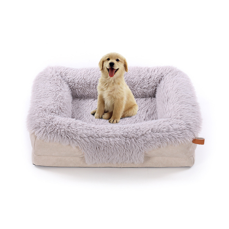 wholesale custom eco friendly indestructible xl xxl xxxl calming pillow orthopedic oxford fabric dog sofa beds for large dogs